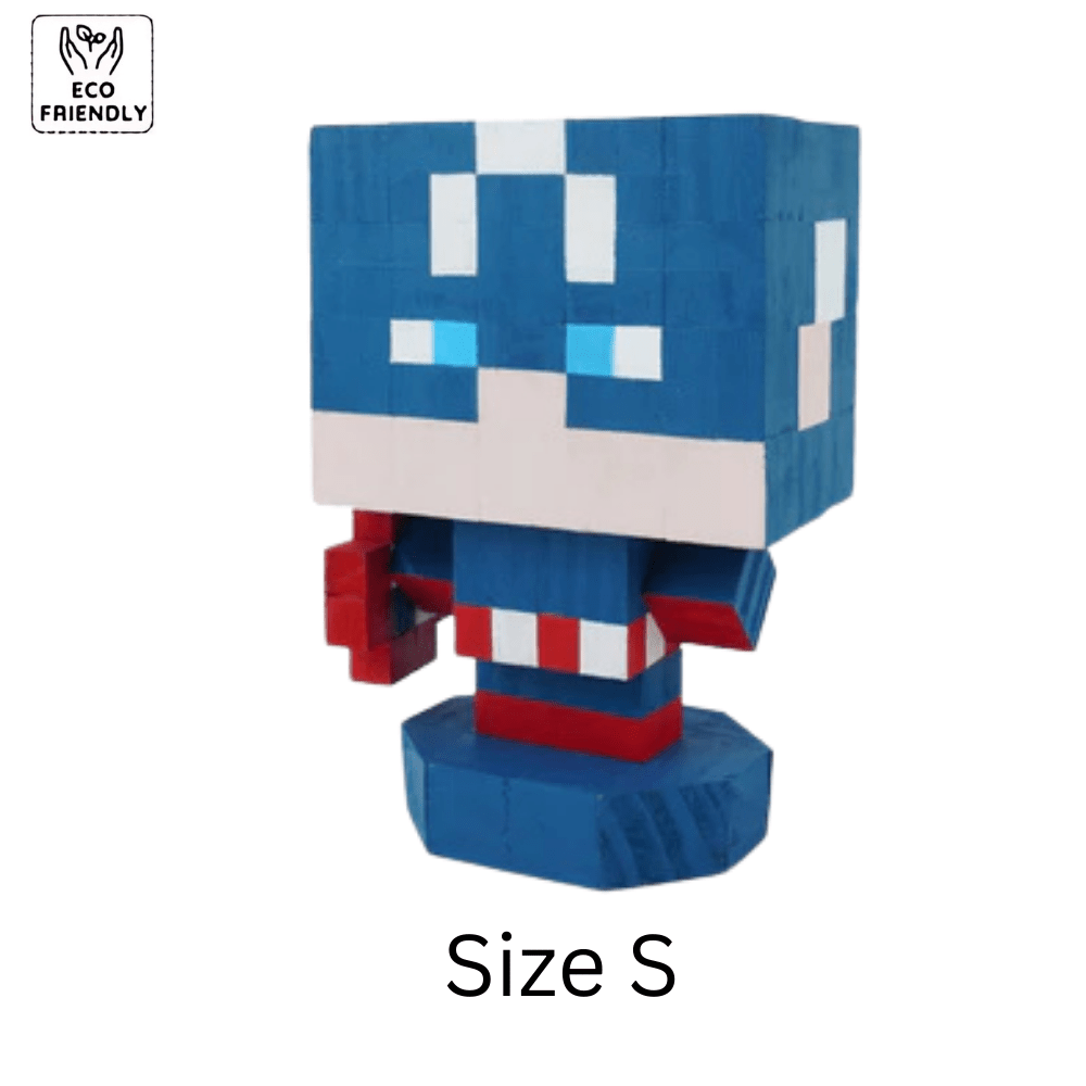 Eco-friendly Avengers Action Figures 6 inch Captain America Toy in Size S with vibrant colors