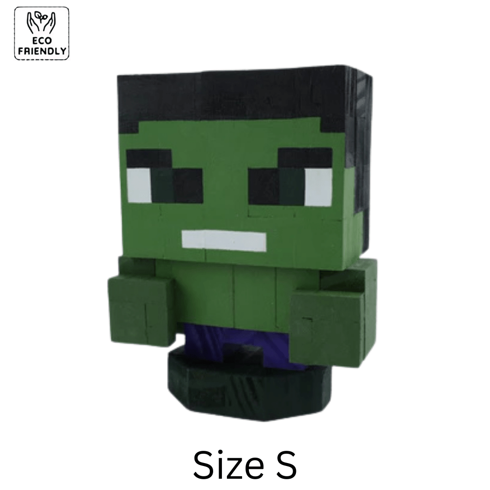 Eco-friendly Avengers Action Figures 6 inch Hulk Toy in Green and Purple for Kids