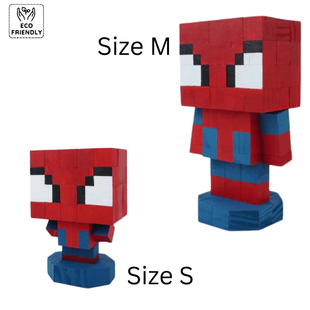 Eco-friendly Avengers Action Figures 6 inch Spiderman in sizes M and S perfect for superhero play