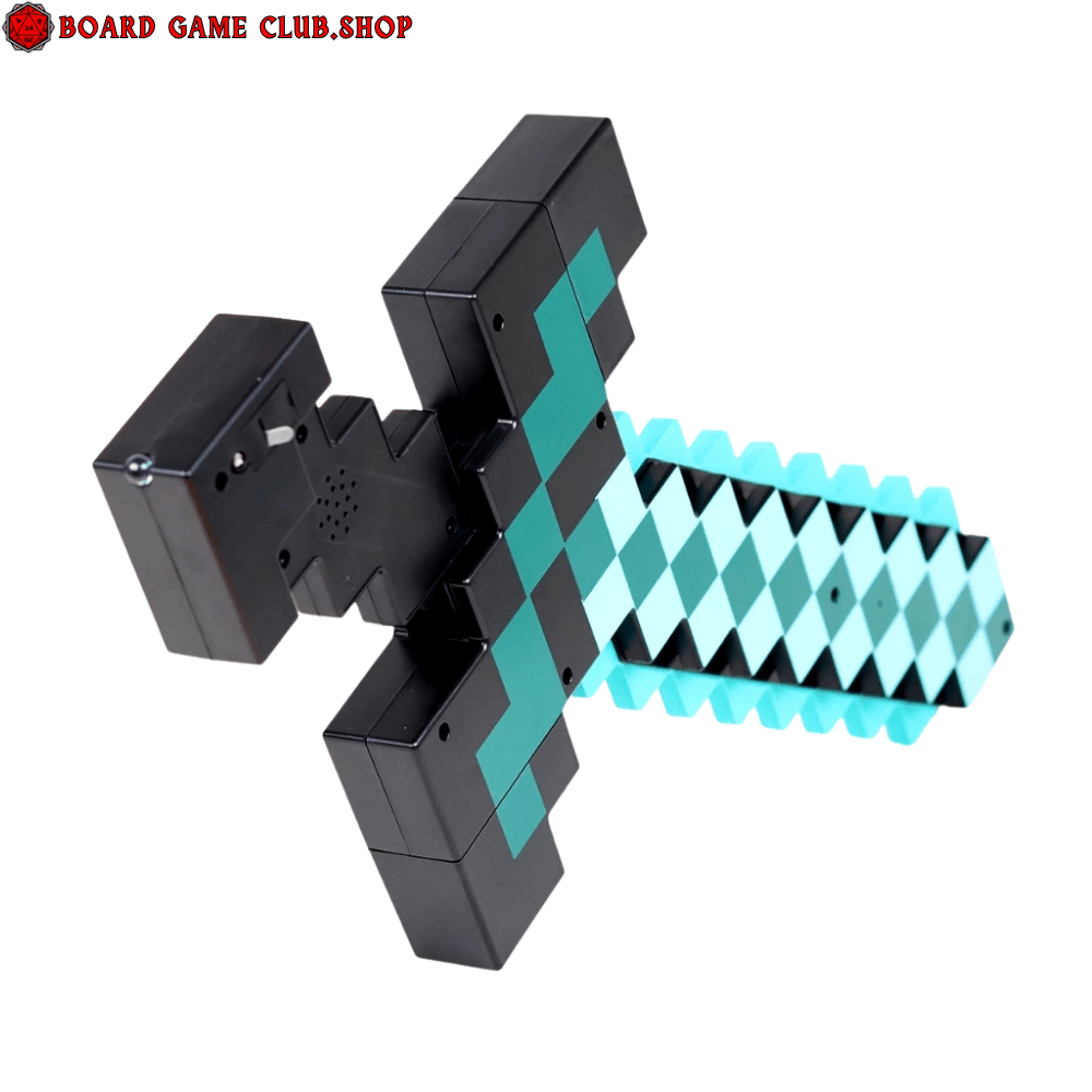 Minecraft Transforming Sword Toy with Interactive Features and Bold Block Design for Creative Play