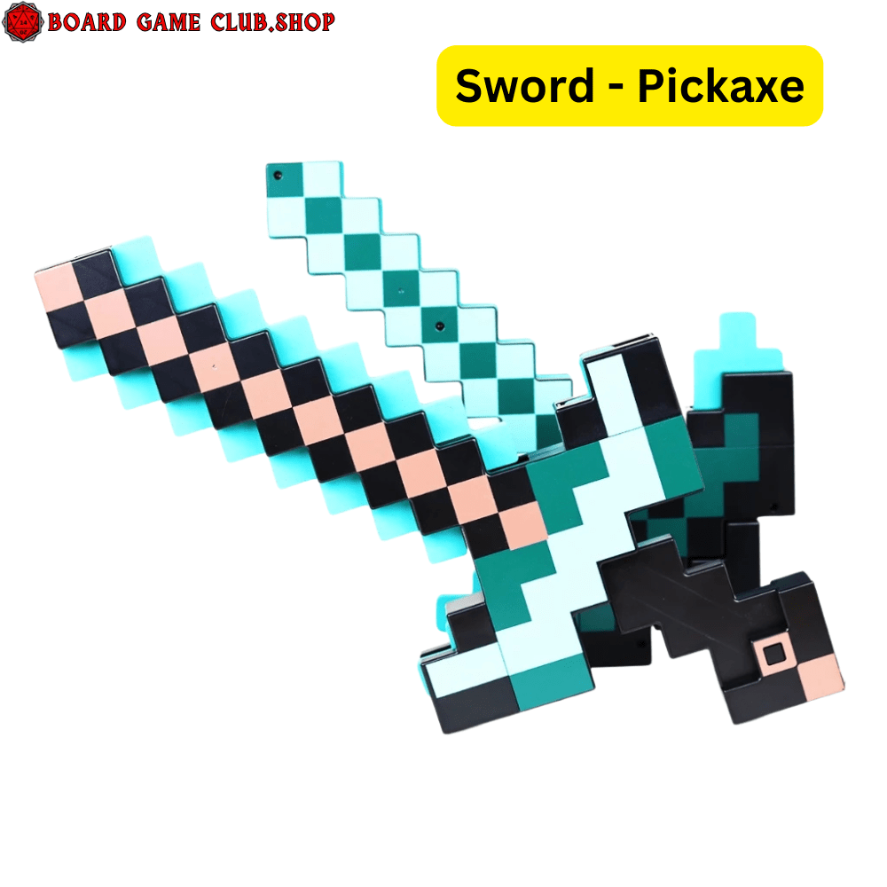 Minecraft Transforming Sword featuring a pixelated design for imaginative play