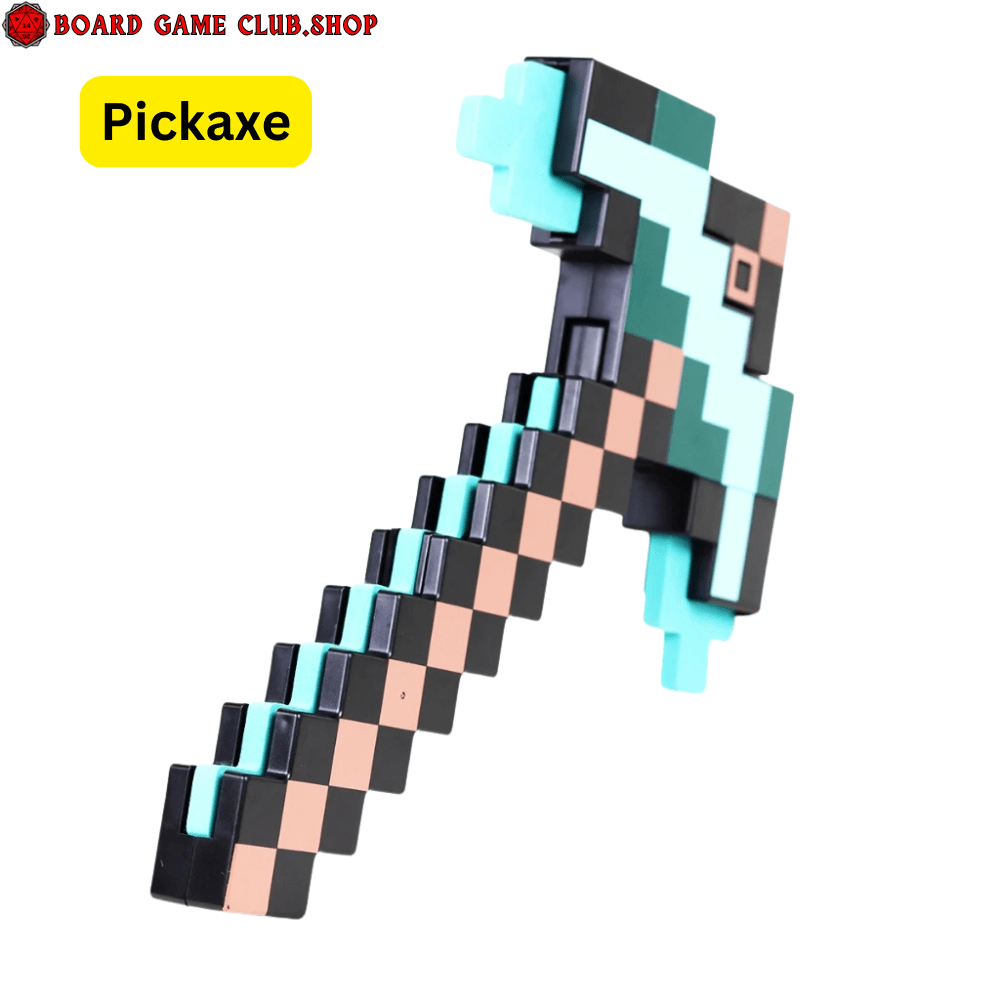 Minecraft Transforming Sword Toy with Pixelated Design for Fun Role-Playing Adventures