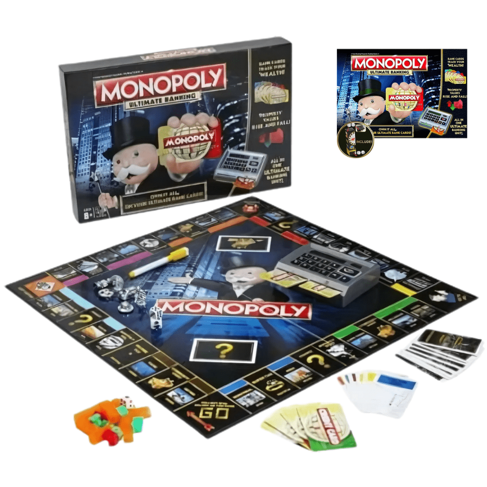 Monopoly Diced Variety Edition board game with a colorful game board and pieces for family fun