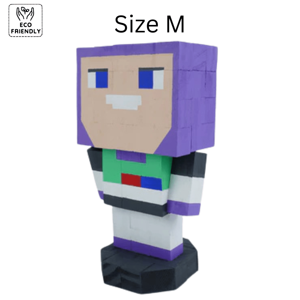 Eco-friendly Size M Naruto Figure Statue made of colorful blocks for collectors and fans