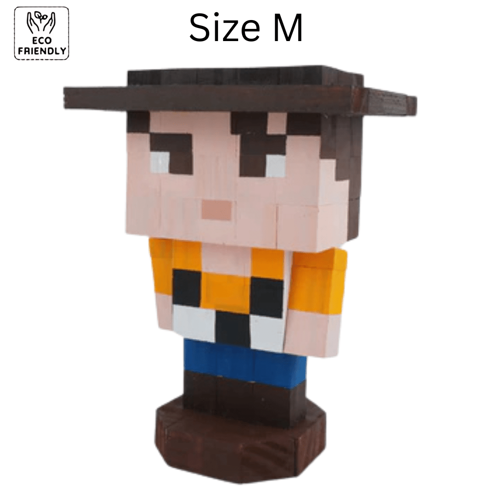 Eco-friendly Size M Block Toy Figure Statue inspired by Naruto for collectible enthusiasts