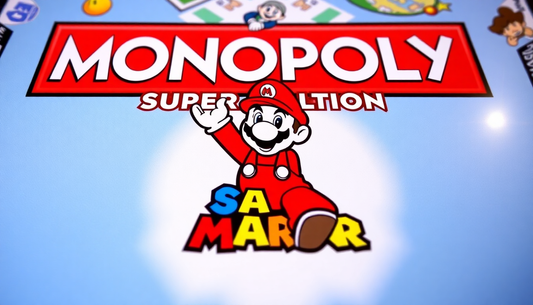 How to Play Monopoly Super Mario with colorful game board and iconic characters