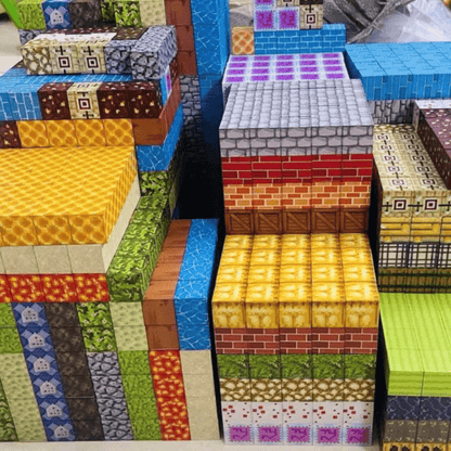 Colorful Minecraft Magnetic Blocks for creative building and imaginative play