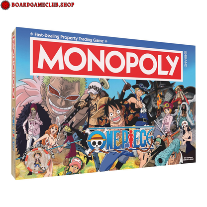 Monopoly One Piece Edition board game featuring characters from the One Piece series